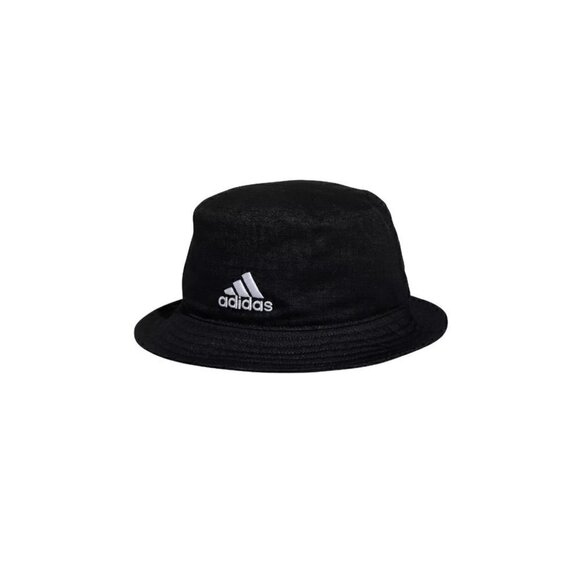 adidas Essentials Plus Cotton Bucket Hat Black - Picture 1 of 1